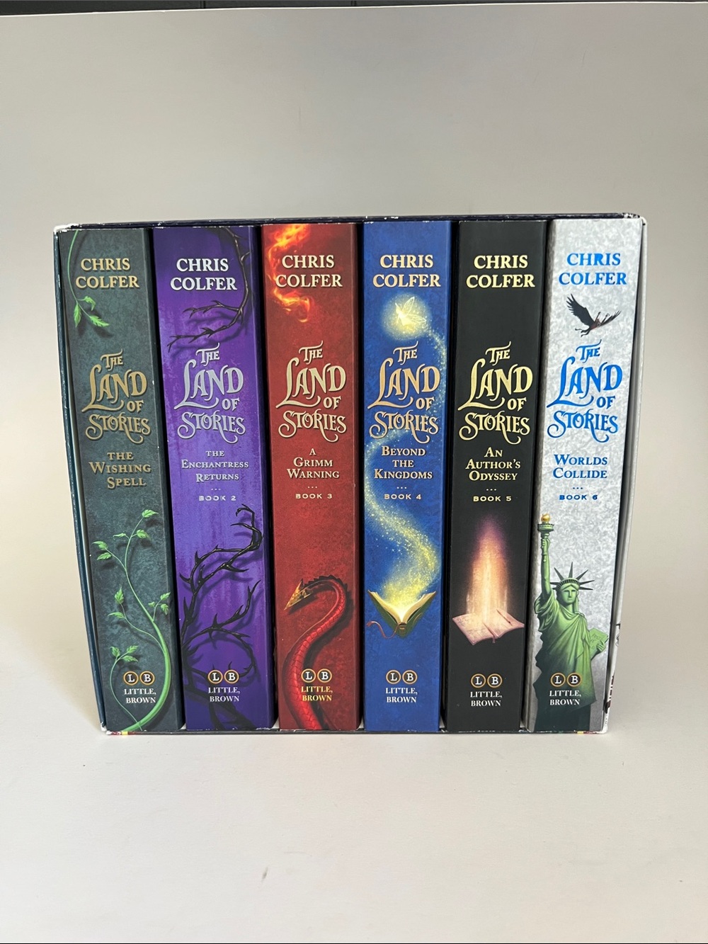 The Land of Stories 6-Book Box Gift Set by Chris Colfer books 1-6